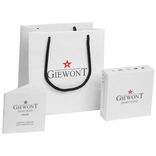 Smartband Giewont Fit&GO Duo GW200-5 - Black + Pasek Go Green - 4985