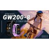 Smartband Giewont Fit&GO Duo GW200-8 - Black + Pasek Touch of Lavender - 5184