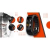 Smartband Giewont Fit&GO Duo GW200-9 - Black + Pasek Orange Power - 5185
