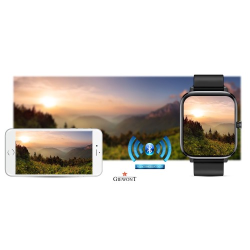 Smartwatch Giewont Dynamic SmartCall GW230-2 - Carbon/Carbon - 6560