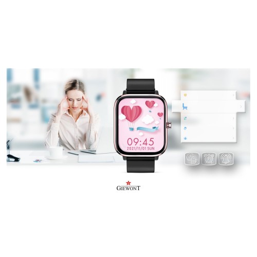 Smartwatch Giewont Dynamic SmartCall GW230-3 - Rose Gold/Black Effect - 6559