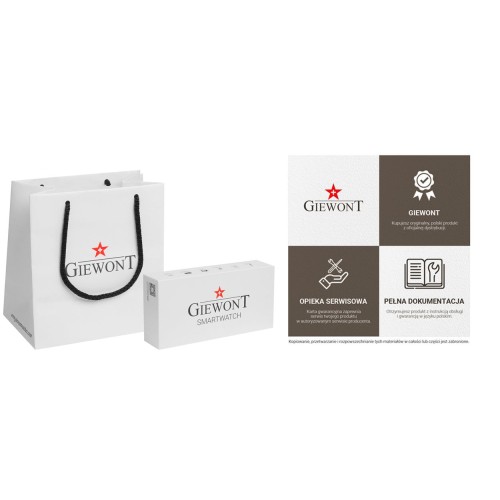 Smartwatch Giewont Dynamic SmartCall GW230-5 - RoseGold/Deep Ocean - 6557