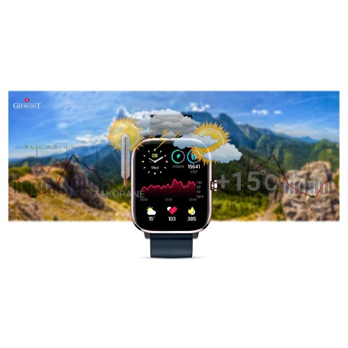 Smartwatch Giewont Dynamic SmartCall GW230-5 - RoseGold/Deep Ocean - 6557
