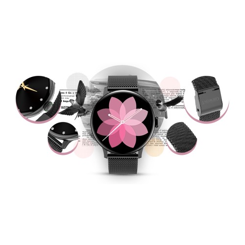 Smartwatch Giewont Supernova SmartCall GW330-3 Black Shine/Black Effect - 5752