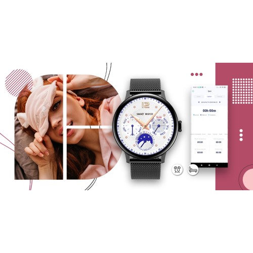 Smartwatch Giewont Supernova SmartCall GW330-3 Black Shine/Black Effect - 5752