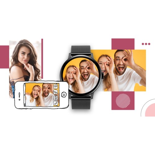 Smartwatch Giewont Supernova SmartCall GW330-3 Black Shine/Black Effect - 5752