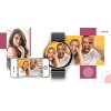 Smartwatch Giewont Supernova SmartCall GW330-4 Black Shine/Powder Pink - 6207