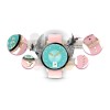 Smartwatch Giewont Supernova SmartCall GW330-4 Black Shine/Powder Pink - 6207