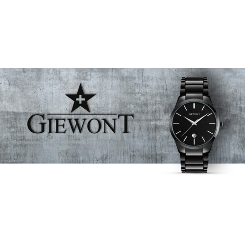 Zegarek Męski GIEWONT Timeless GW4290-1 Black - 6376