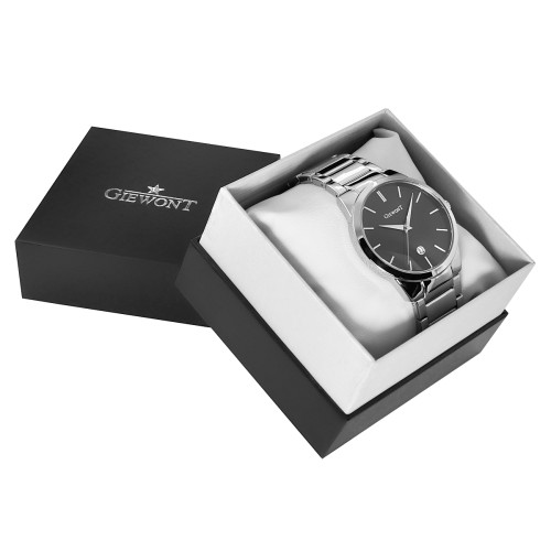 Zegarek Męski GIEWONT Timeless GW4290-2 Silver/Black - 6375