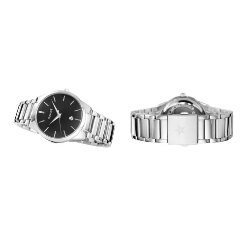 Zegarek Męski GIEWONT Timeless GW4290-2 Silver/Black - 6375