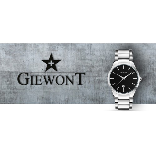 Zegarek Męski GIEWONT Timeless GW4290-2 Silver/Black - 6375