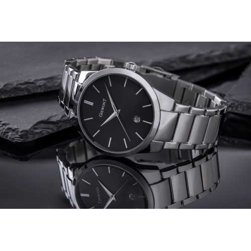 Zegarek Męski GIEWONT Timeless GW4290-2 Silver/Black - 6375