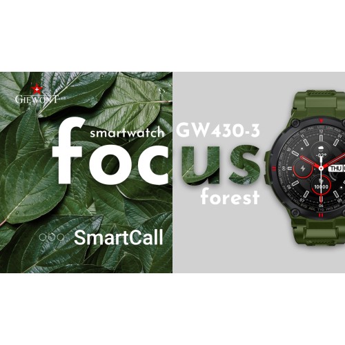 Smartwatch Giewont Focus SmartCall GW430-3 - Forest - 5128