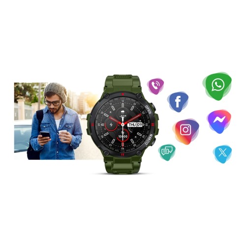 Smartwatch Giewont Focus SmartCall GW430-3 - Forest - 5128