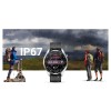 Smartwatch Giewont Vertex SmartCall GW450-4 Silver/Carbon Silikon - 6327