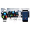 Smartwatch Giewont Vertex SmartCall GW450-5 Silver/Carbon Leather - 6326