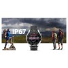 Smartwatch Giewont Vertex SmartCall GW450-5 Silver/Carbon Leather - 6326