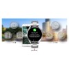 Smartwatch Giewont Vertex SmartCall GW450-6 Silver/Brown Leather - 6325