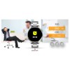 Smartwatch Giewont Vertex SmartCall GW450-6 Silver/Brown Leather - 6325