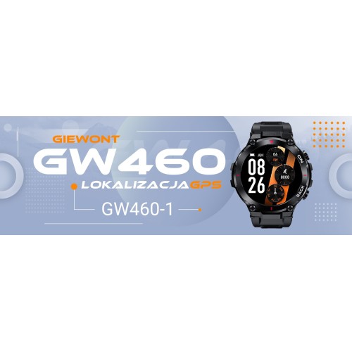 Smartwatch Giewont Pionier GPS GW460-1 - Carbon - 6663