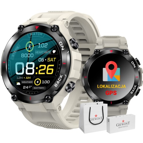 Smartwatch Giewont Pionier GPS GW460-3 - Light Stone - 6665