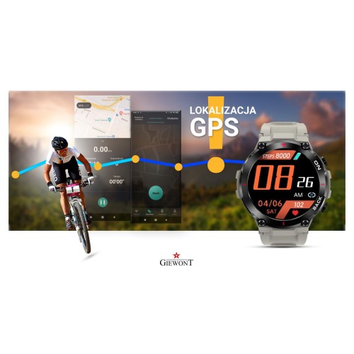Smartwatch Giewont Pionier GPS GW460-3 - Light Stone - 6665