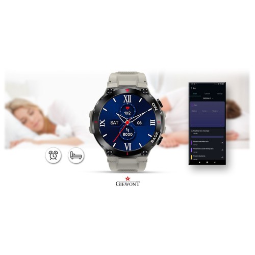 Smartwatch Giewont Pionier GPS GW460-3 - Light Stone - 6665