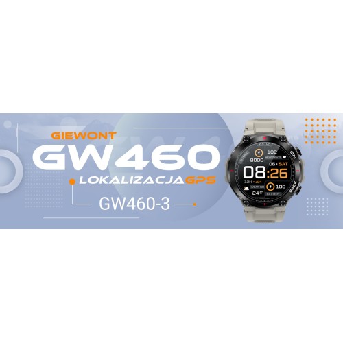 Smartwatch Giewont Pionier GPS GW460-3 - Light Stone - 6665