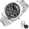 Zegarek Męski Giewont Apex Chrono GW6480-1 Chronograf Silver/Black - 6369