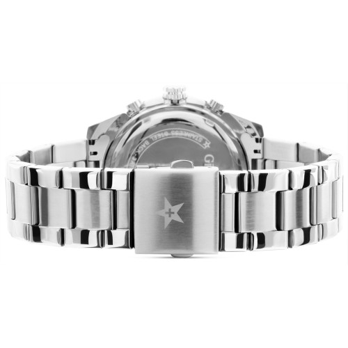 Zegarek Męski Giewont PrimeChrono GW8620-1 Chronograf Silver/Black - 6374