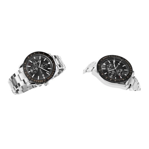 Zegarek Męski Giewont PrimeChrono GW8620-1 Chronograf Silver/Black - 6374
