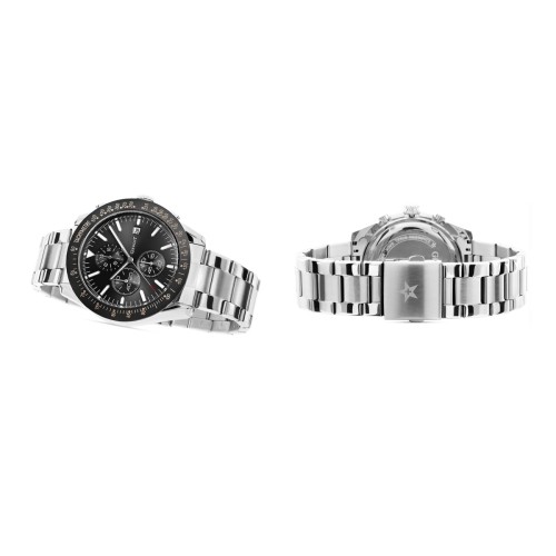 Zegarek Męski Giewont PrimeChrono GW8620-1 Chronograf Silver/Black - 6374