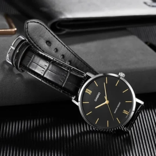 ZEGAREK MĘSKI CASIO MTP-VT01L-1B + BOX (zd165g) - TA-51361