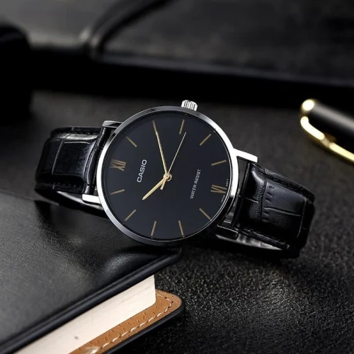 ZEGAREK MĘSKI CASIO MTP-VT01L-1B + BOX (zd165g) - TA-51361