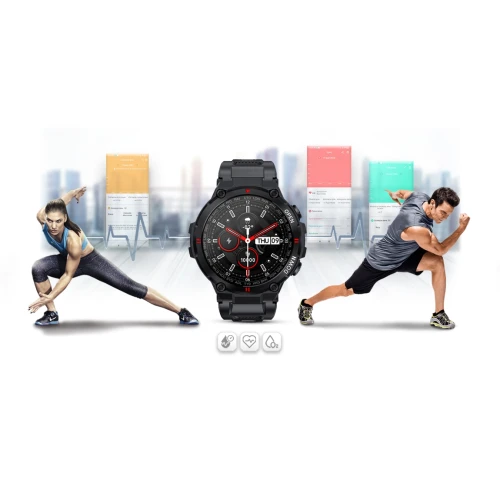 Smartwatch Giewont Focus SmartCall GW430-1 - Carbon - 5126