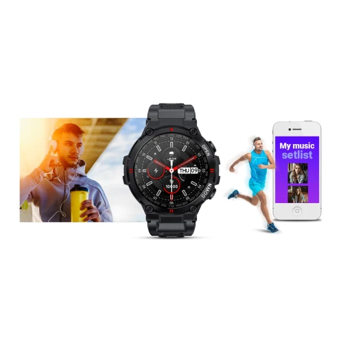 Smartwatch Giewont Focus SmartCall GW430-1 - Carbon - 5126