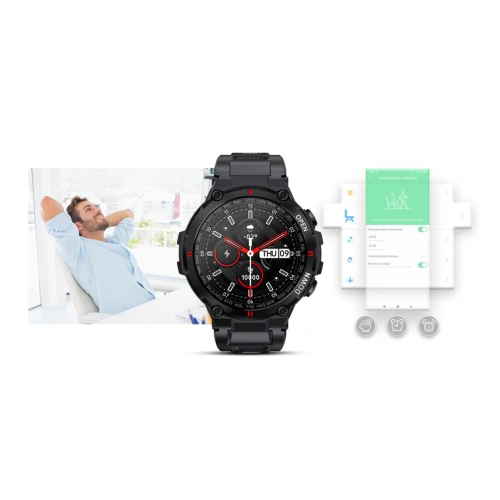 Smartwatch Giewont Focus SmartCall GW430-1 - Carbon - 5126