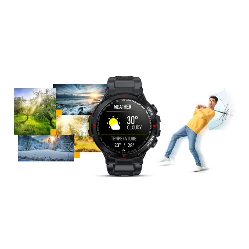 Smartwatch Giewont Focus SmartCall GW430-1 - Carbon - 5126