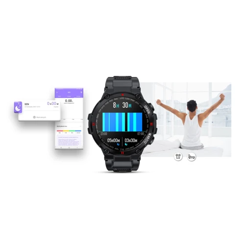 Smartwatch Giewont Focus SmartCall GW430-1 - Carbon - 5126