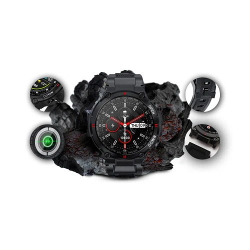 Smartwatch Giewont Focus SmartCall GW430-1 - Carbon - 5126